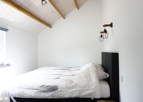 Slaapkamer met boxspring