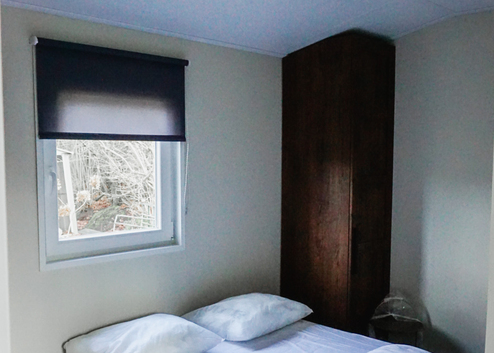 Slaapkamer met boxspring