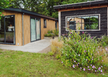 Tuin met schuur